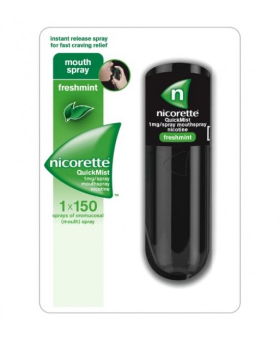 NICORETTEQUICK*SPRAY 1FL 150D - Parafarmacia la Fattoria della Salute S.n.c. di Delfini Dott.ssa Giulia e Marra Dott.ssa Michela