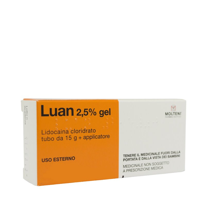 LUAN*GEL 15G 2,5% +APPLICATORE - Parafarmacia la Fattoria della Salute S.n.c. di Delfini Dott.ssa Giulia e Marra Dott.ssa Michela