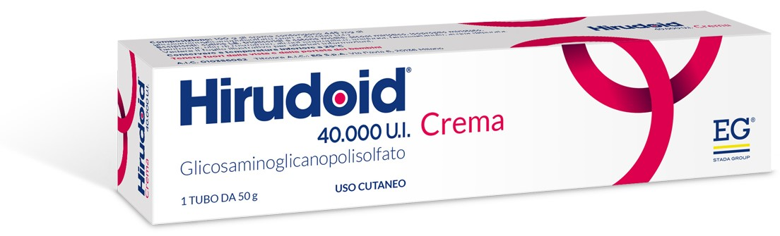 HIRUDOID 40000UI*CREMA 50G - Parafarmacia la Fattoria della Salute S.n.c. di Delfini Dott.ssa Giulia e Marra Dott.ssa Michela