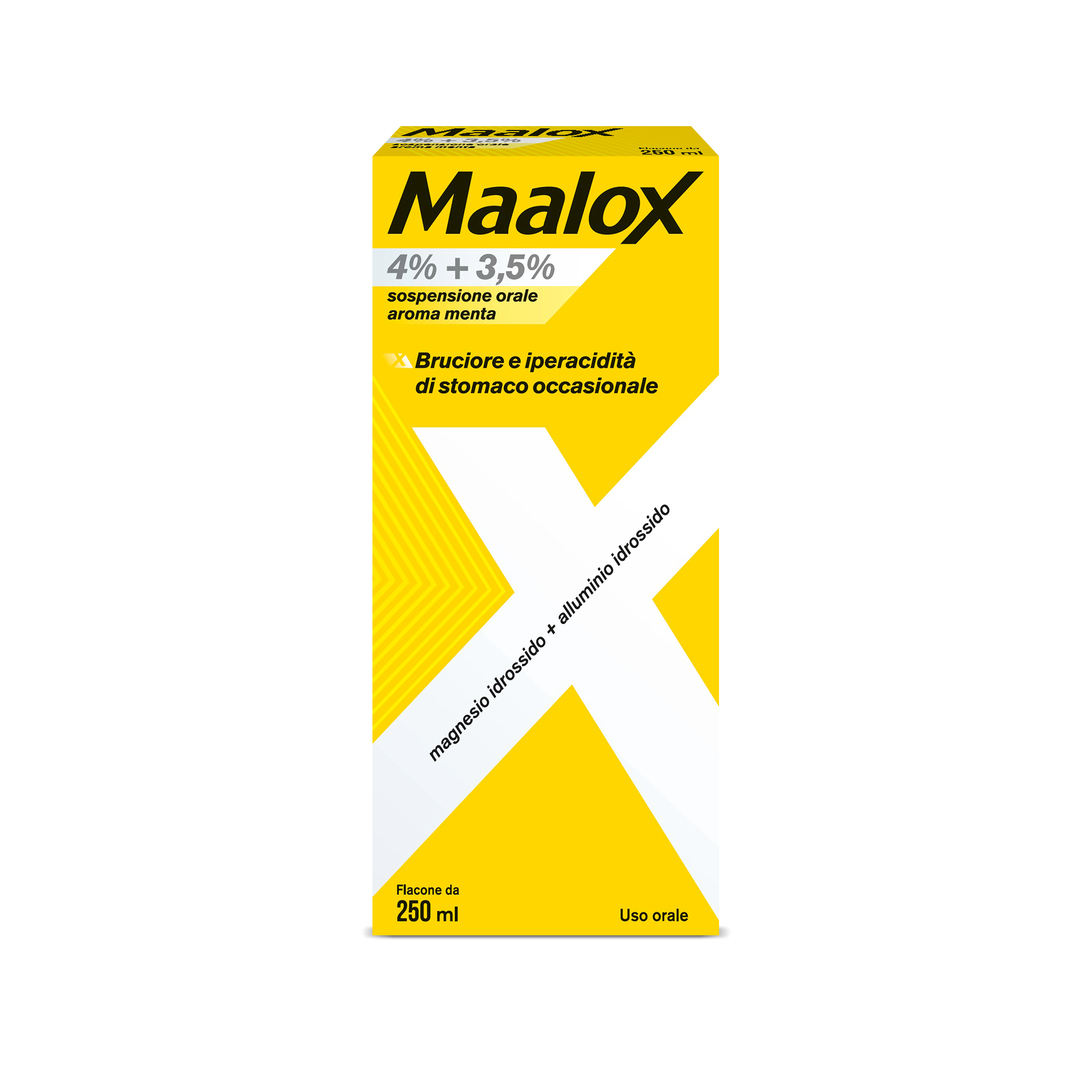 MAALOX*OS SOSP 250ML 4+3,5% ME - Parafarmacia la Fattoria della Salute S.n.c. di Delfini Dott.ssa Giulia e Marra Dott.ssa Michela