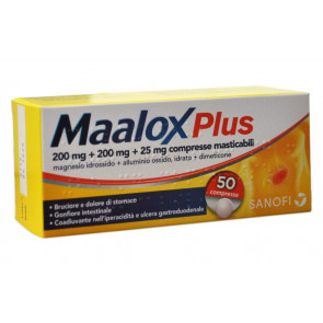 MAALOX PLUS*50CPR MAST - Parafarmacia la Fattoria della Salute S.n.c. di Delfini Dott.ssa Giulia e Marra Dott.ssa Michela