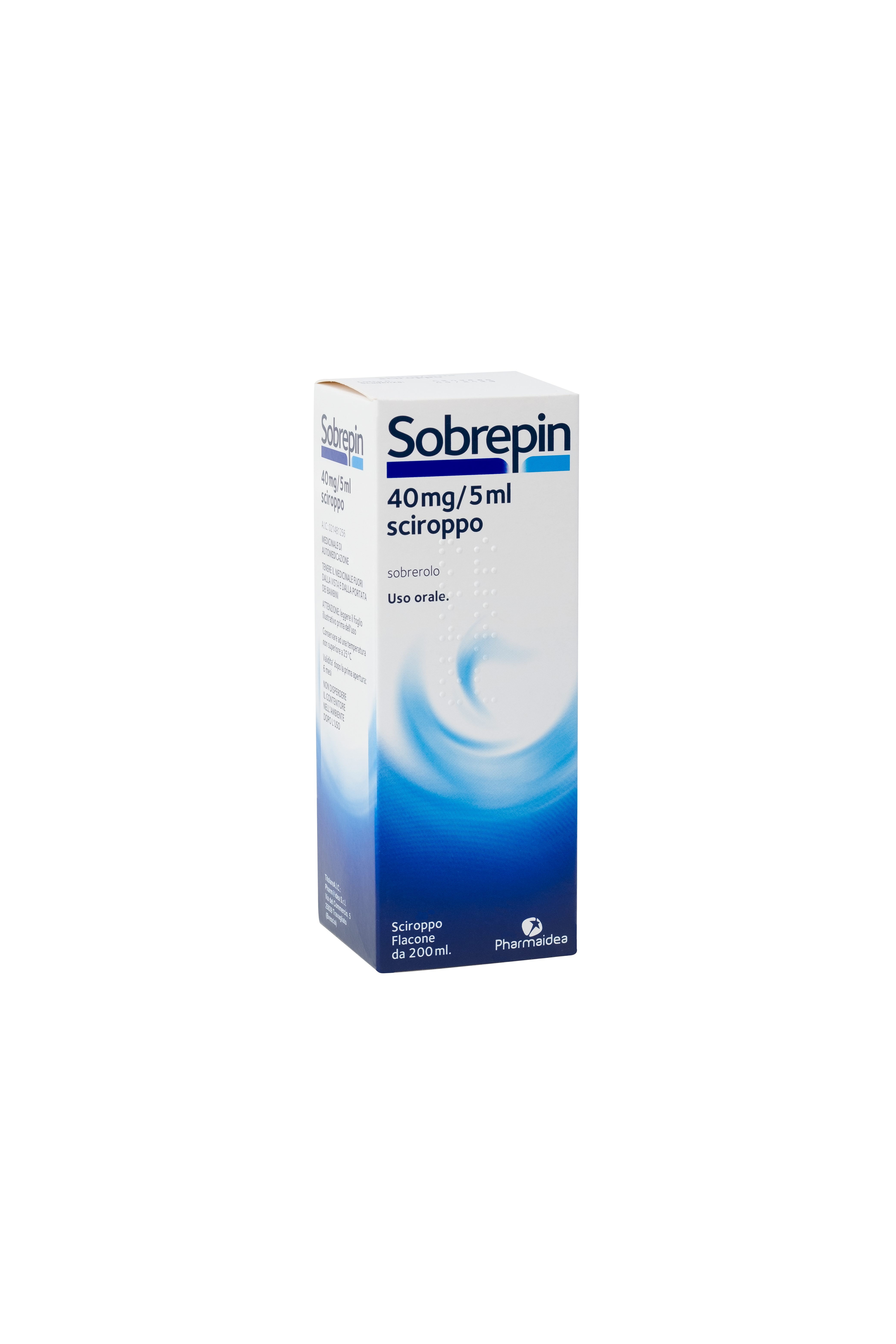 SOBREPIN*SCIR 200ML 40MG/5ML - Parafarmacia la Fattoria della Salute S.n.c. di Delfini Dott.ssa Giulia e Marra Dott.ssa Michela