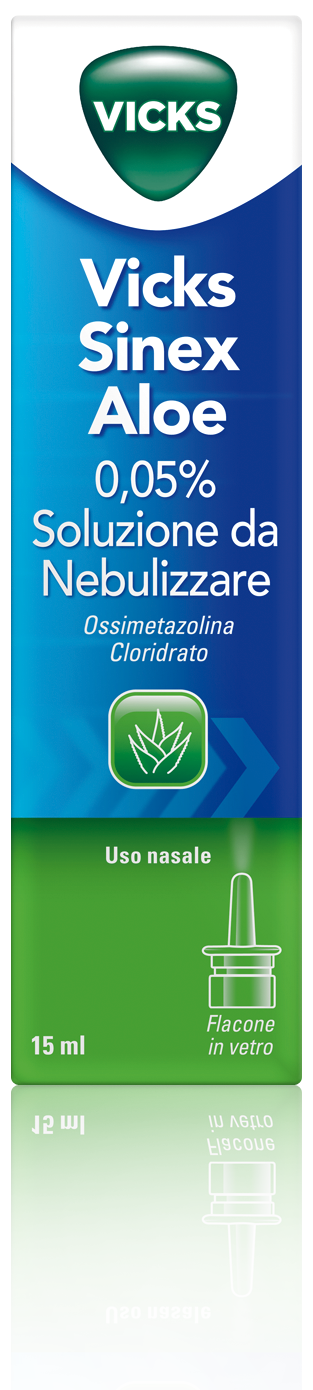 VICKS SINEX ALOE*NEB 15ML0,05% - Parafarmacia la Fattoria della Salute S.n.c. di Delfini Dott.ssa Giulia e Marra Dott.ssa Michela