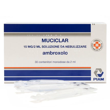 MUCICLAR*NEBUL 30FL 15MG 2ML - Parafarmacia la Fattoria della Salute S.n.c. di Delfini Dott.ssa Giulia e Marra Dott.ssa Michela