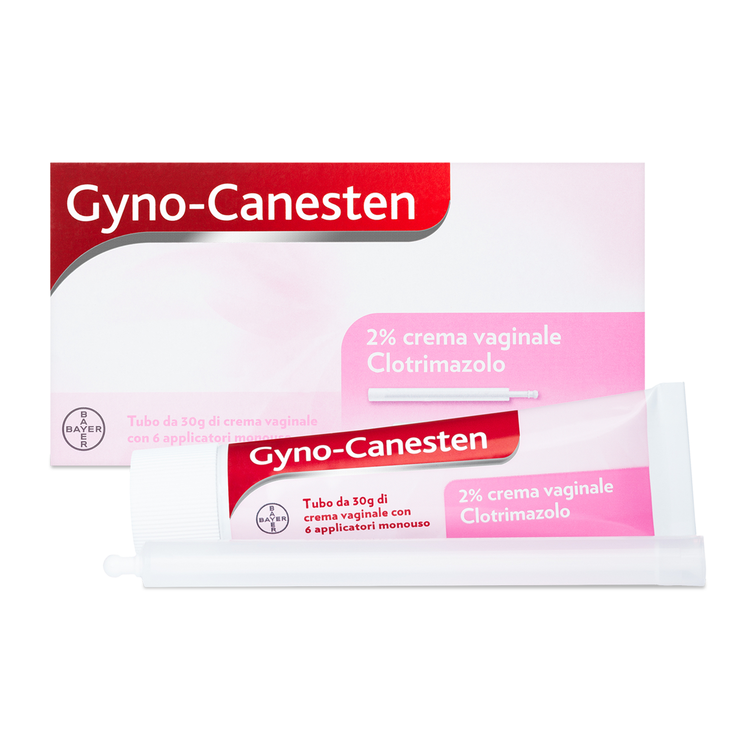 GYNOCANESTEN*CREMA VAG 30G 2% - Parafarmacia la Fattoria della Salute S.n.c. di Delfini Dott.ssa Giulia e Marra Dott.ssa Michela