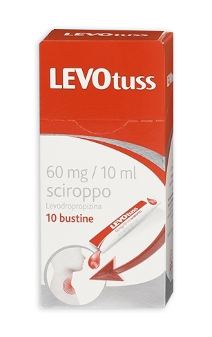 LEVOTUSS*SCIR 10BUST 60MG/10ML - Parafarmacia la Fattoria della Salute S.n.c. di Delfini Dott.ssa Giulia e Marra Dott.ssa Michela