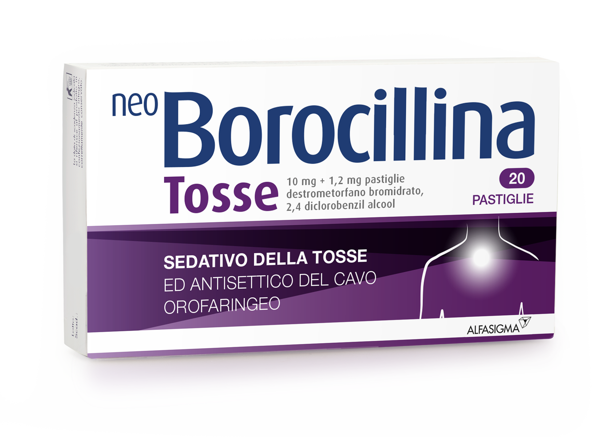 NEOBOROCILLINA TOSSE*20PASTL - Parafarmacia la Fattoria della Salute S.n.c. di Delfini Dott.ssa Giulia e Marra Dott.ssa Michela