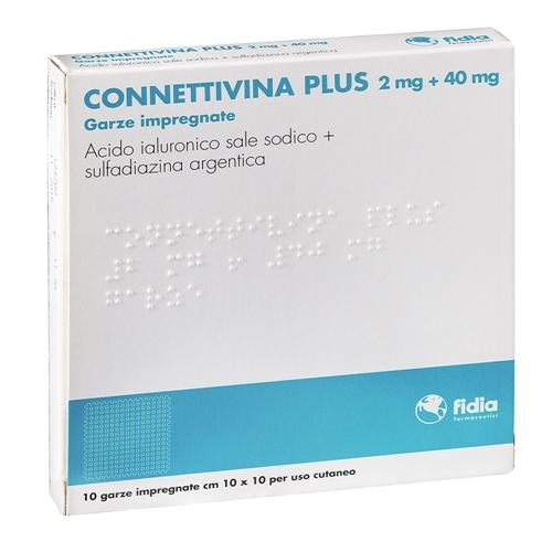 CONNETTIVINA PLUS*10GARZE10x10 - Parafarmacia la Fattoria della Salute S.n.c. di Delfini Dott.ssa Giulia e Marra Dott.ssa Michela