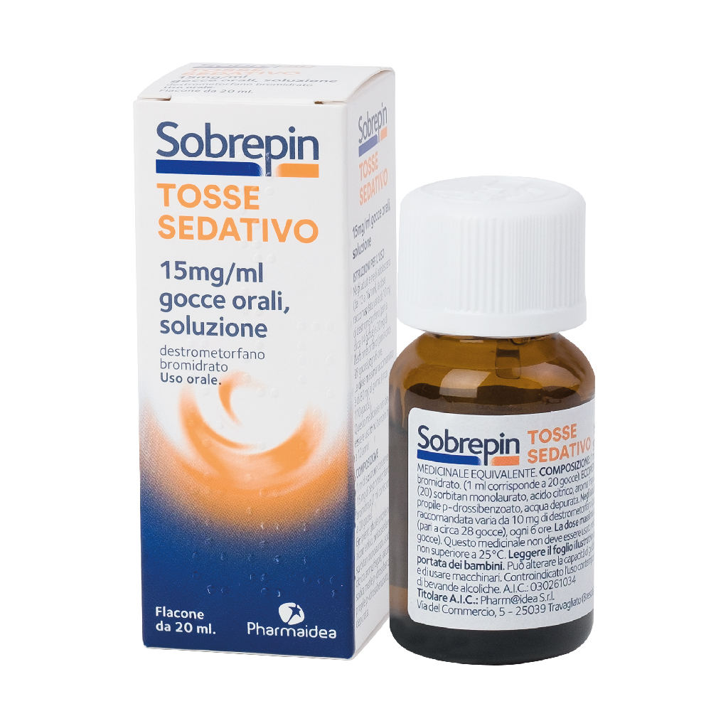 SOBREPIN TOSSE SEDATIVO*20ML - Parafarmacia la Fattoria della Salute S.n.c. di Delfini Dott.ssa Giulia e Marra Dott.ssa Michela