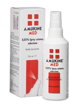 AMUKINE MED*SPR CUT 200ML0,05% - Parafarmacia la Fattoria della Salute S.n.c. di Delfini Dott.ssa Giulia e Marra Dott.ssa Michela