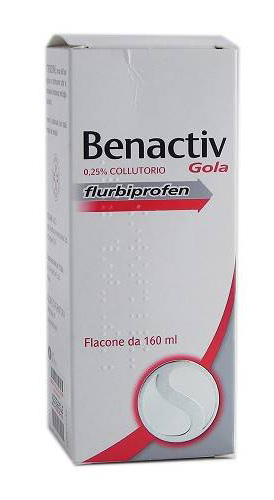 BENACTIV GOLA*COLLUT 160ML 2,5 - Parafarmacia la Fattoria della Salute S.n.c. di Delfini Dott.ssa Giulia e Marra Dott.ssa Michela