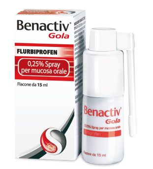 BENACTIV GOLA*SPRAY 15ML 0,25% - Parafarmacia la Fattoria della Salute S.n.c. di Delfini Dott.ssa Giulia e Marra Dott.ssa Michela