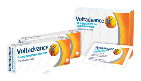 VOLTADVANCE*10CPR RIV 25MG - Parafarmacia la Fattoria della Salute S.n.c. di Delfini Dott.ssa Giulia e Marra Dott.ssa Michela