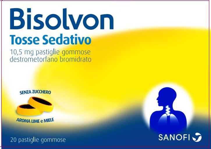 BISOLVON TOSSE SED*20PAST 10,5 - Parafarmacia la Fattoria della Salute S.n.c. di Delfini Dott.ssa Giulia e Marra Dott.ssa Michela