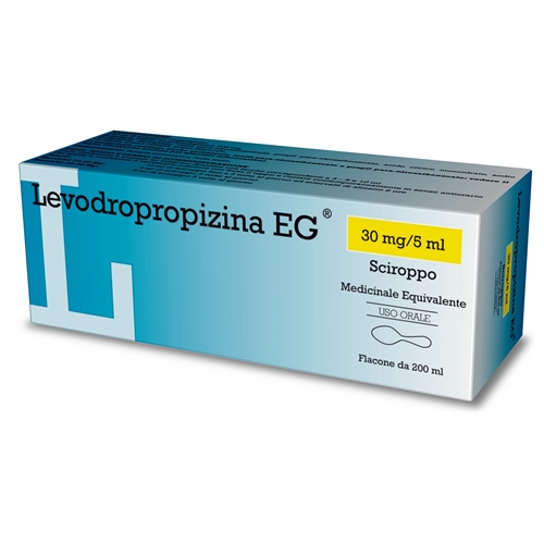 LEVODROPROPIZINA EG*SCIR 200ML - Parafarmacia la Fattoria della Salute S.n.c. di Delfini Dott.ssa Giulia e Marra Dott.ssa Michela