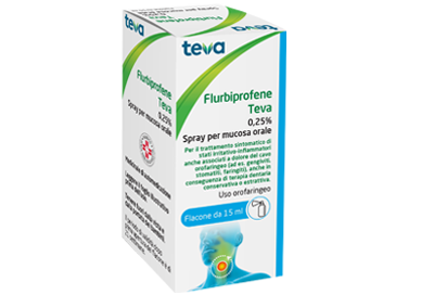 FLURBIPROFENE TE*OS SPRAY 15ML - Parafarmacia la Fattoria della Salute S.n.c. di Delfini Dott.ssa Giulia e Marra Dott.ssa Michela