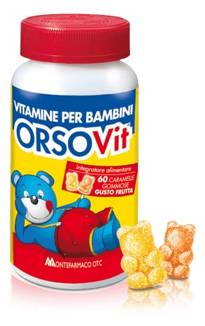 ORSOVIT CARAMELLE GOMMOSE VITAMINA BB SENZA GLUTINE 60PZ* - Parafarmacia la Fattoria della Salute S.n.c. di Delfini Dott.ssa Giulia e Marra Dott.ssa Michela