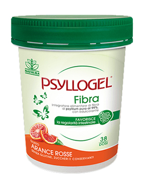 PSYLLOGEL FIBRA ARANCE ROSSE VASO 170 G - Parafarmacia la Fattoria della Salute S.n.c. di Delfini Dott.ssa Giulia e Marra Dott.ssa Michela