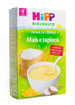 HIPP BIO CREMA MAIS/TAPIOCA 200 G - Parafarmacia la Fattoria della Salute S.n.c. di Delfini Dott.ssa Giulia e Marra Dott.ssa Michela