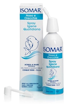 SOLUZIONE ACQUA DI MARE ISOMAR SPRAY IGIENE QUOTIDIANA 100 ML - Parafarmacia la Fattoria della Salute S.n.c. di Delfini Dott.ssa Giulia e Marra Dott.ssa Michela