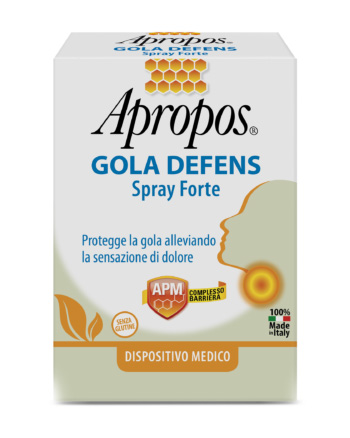 APROPOS GOLA DEFENS SPRAY FORTE 20 ML - Parafarmacia la Fattoria della Salute S.n.c. di Delfini Dott.ssa Giulia e Marra Dott.ssa Michela