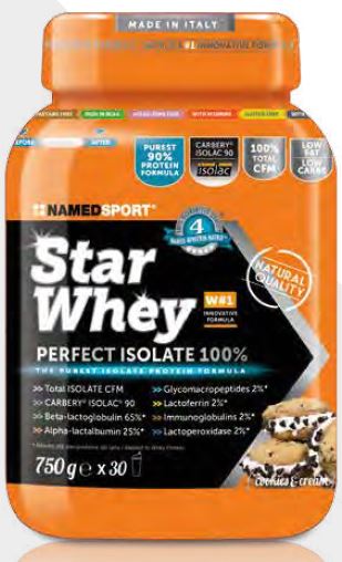 STAR WHEY COOKIES & CREAM 750 G - Parafarmacia la Fattoria della Salute S.n.c. di Delfini Dott.ssa Giulia e Marra Dott.ssa Michela