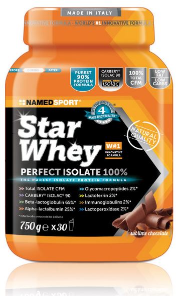 STAR WHEY SUBLIME CHOCOLATE 750 G - Parafarmacia la Fattoria della Salute S.n.c. di Delfini Dott.ssa Giulia e Marra Dott.ssa Michela