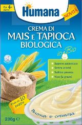 HUMANA CREMA MAIS TAPIOCA BIOLOGICA - Parafarmacia la Fattoria della Salute S.n.c. di Delfini Dott.ssa Giulia e Marra Dott.ssa Michela