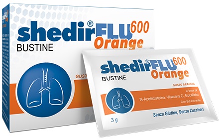 SHEDIRFLU 600 ORANGE 20 BUSTINE - Parafarmacia la Fattoria della Salute S.n.c. di Delfini Dott.ssa Giulia e Marra Dott.ssa Michela