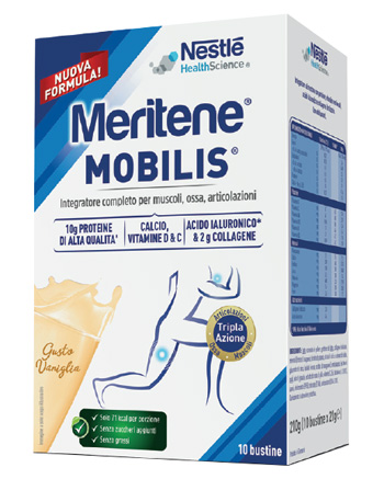 MERITENE MOBILIS GUSTO VANIGLIA 10 BUSTINE DA 21 G - Parafarmacia la Fattoria della Salute S.n.c. di Delfini Dott.ssa Giulia e Marra Dott.ssa Michela