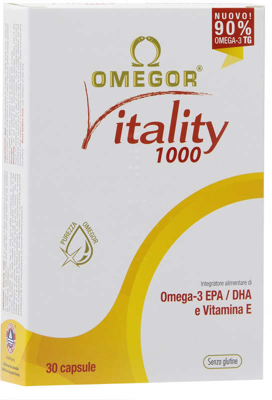 OMEGOR VITALITY 1000 30 CAPSULE MOLLI - Parafarmacia la Fattoria della Salute S.n.c. di Delfini Dott.ssa Giulia e Marra Dott.ssa Michela